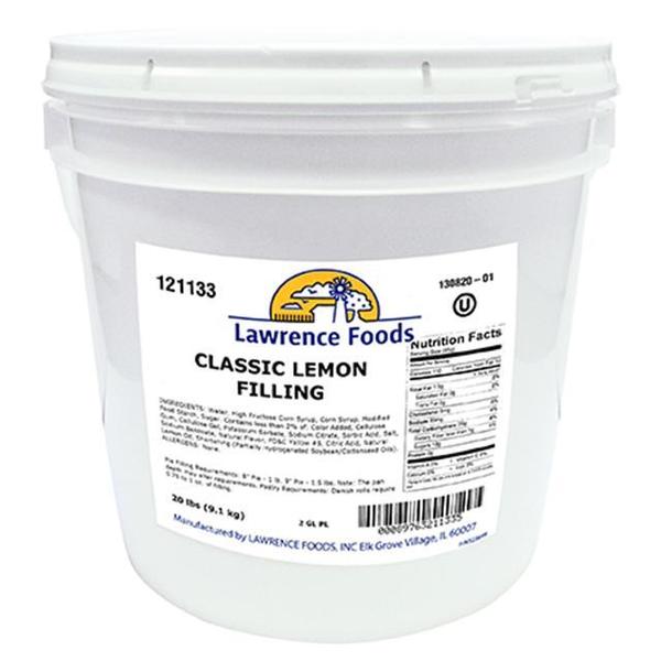 Lawrence Foods Lawrence Foods Classic Lemon Filling 2 gal. Pail 121133